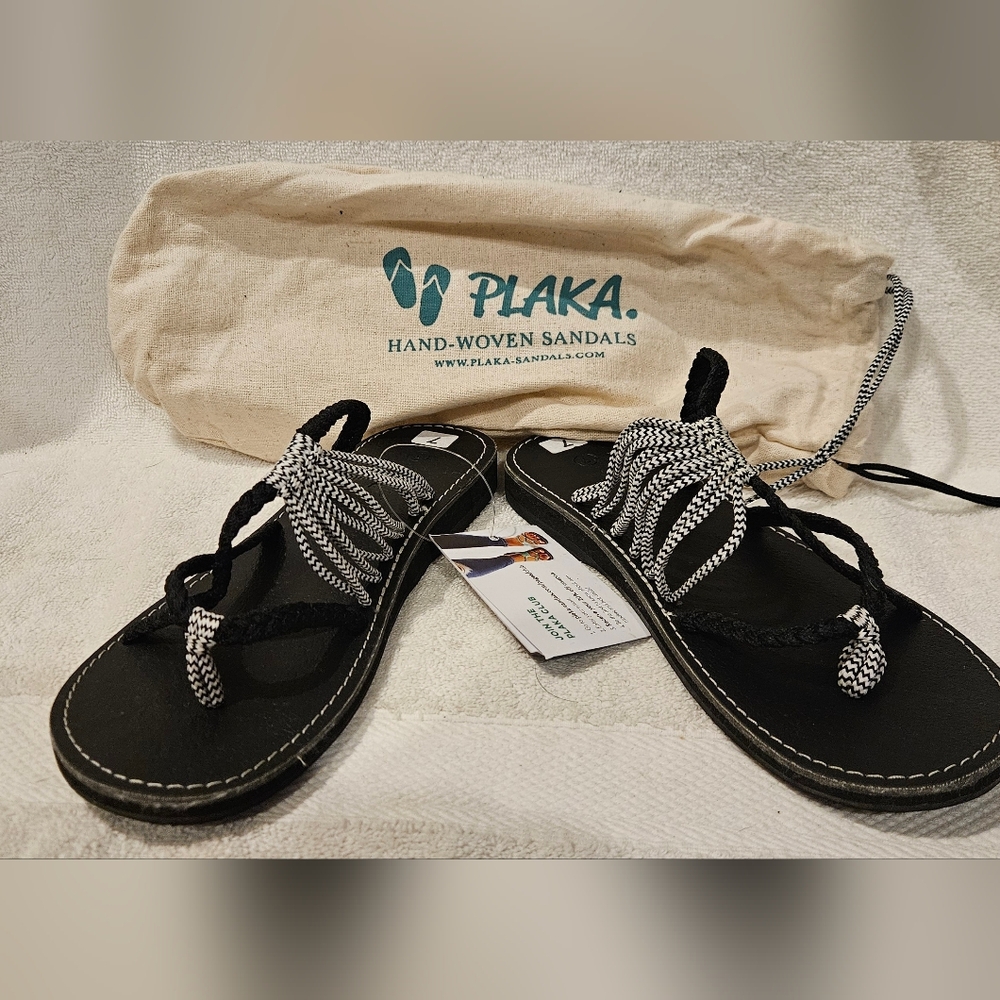 PLAKA HAND WOVEN SANDALS